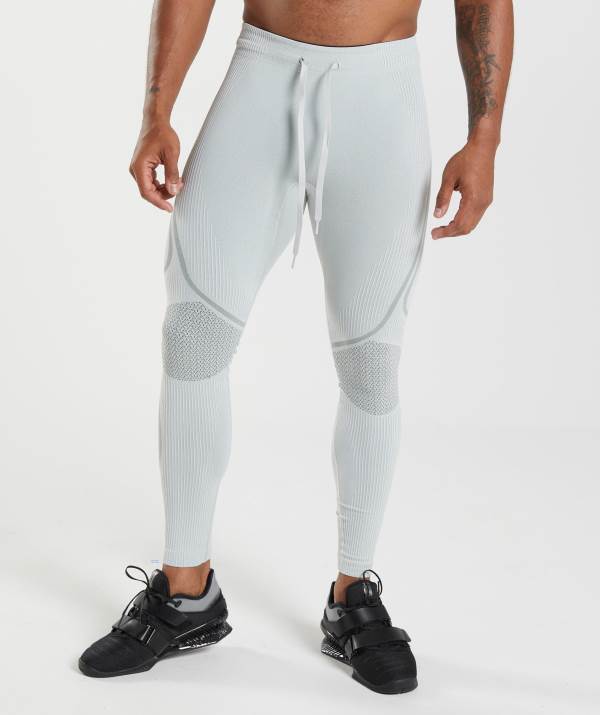 Gymshark 315 Seamless Tights Herren Hellgrau Grau Grau | 1457LOUVI