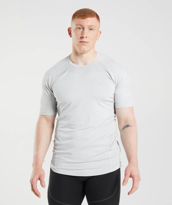 Gymshark 315 T-Shirt Herren Hellgrau | 0953XJFNP