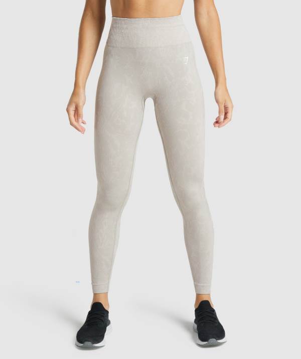 Gymshark Adapt Animal Seamless Leggings Damen Grau | 5461NXRYZ