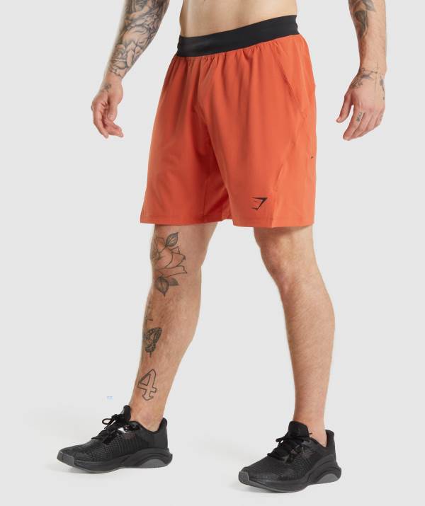 Gymshark Apex Functional 9" Kurze Hose Herren Rot | 1703XABMN