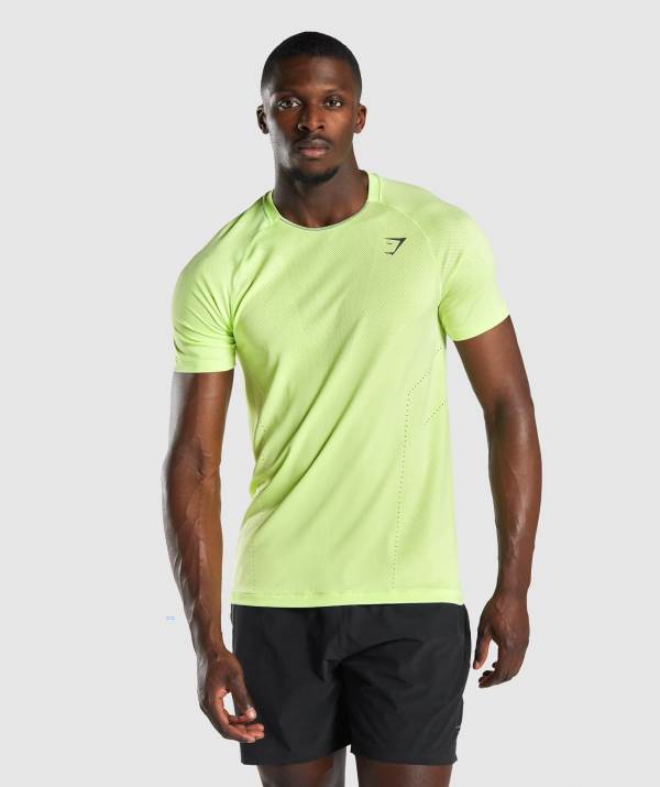 Gymshark Apex Perform T-Shirt Herren Grün | 3812HWJRC