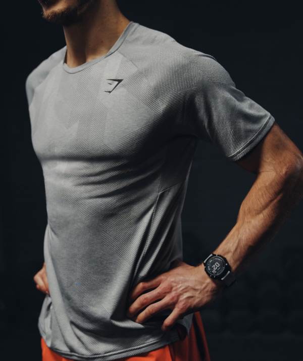 Gymshark Apex T-Shirt Herren Hellgrau Grau | 5032FDWTV