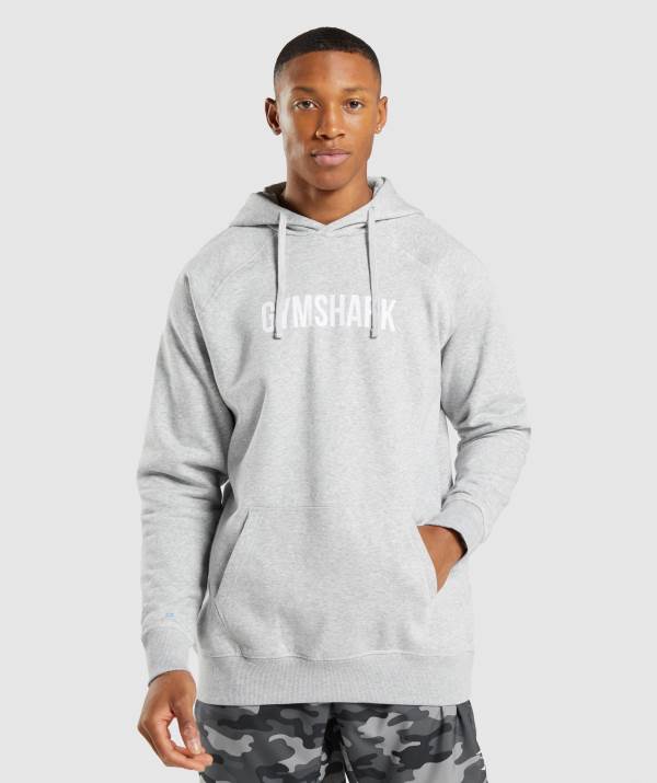 Gymshark Apollo Hoodie Herren Hellgrau | 5072HIWQP