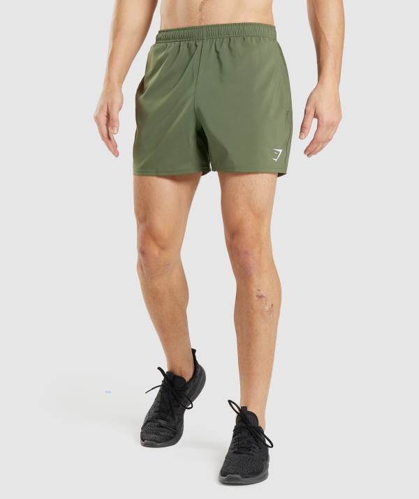 Gymshark Arrival 5" Kurze Hose Herren Olivgrün | 8510ZWXGF