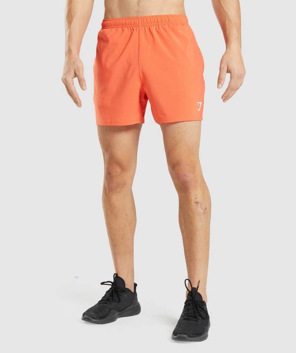 Gymshark Arrival 5" Kurze Hose Herren Orange | 7896JKATB