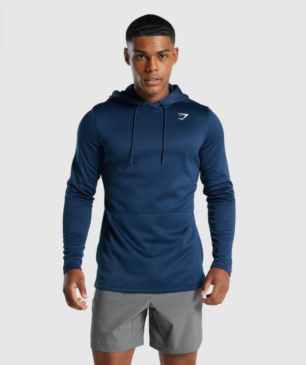 Gymshark Arrival Hoodie Herren Navy | 3067BLIVU