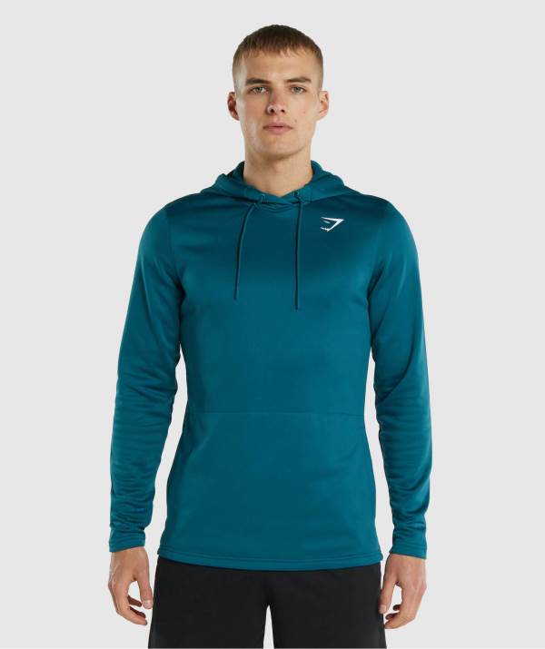 Gymshark Arrival Hoodie Herren Türkis | 7634KZXPR