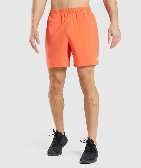 Gymshark Arrival Kurze Hose Herren Orange | 5693YQZIE