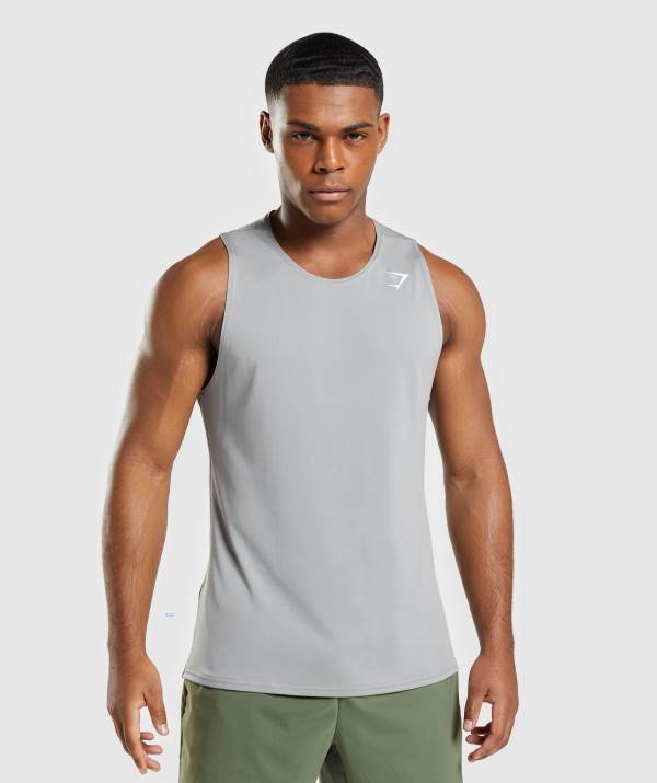 Gymshark Arrival Muskelshirt Herren Grau | 7158MSROW