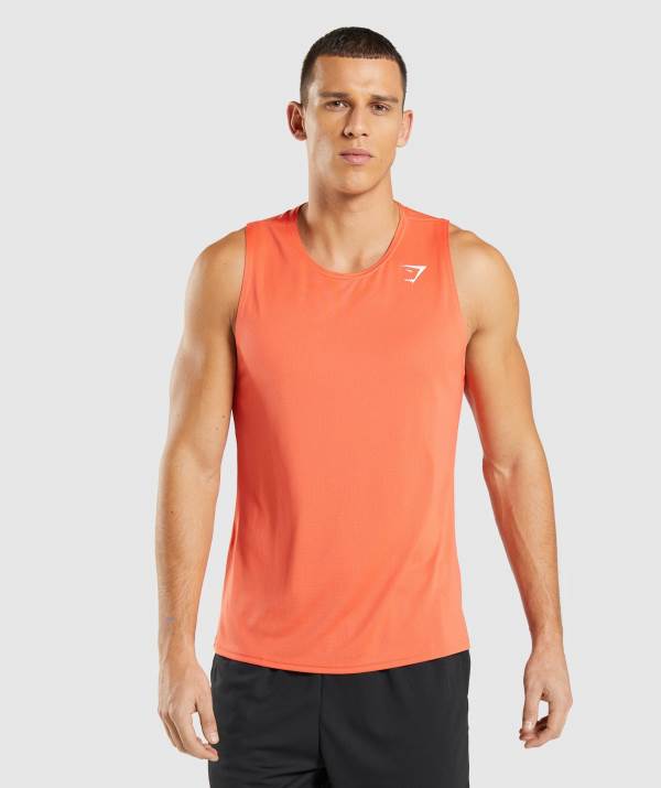 Gymshark Arrival Muskelshirt Herren Orange | 7391TXGYZ