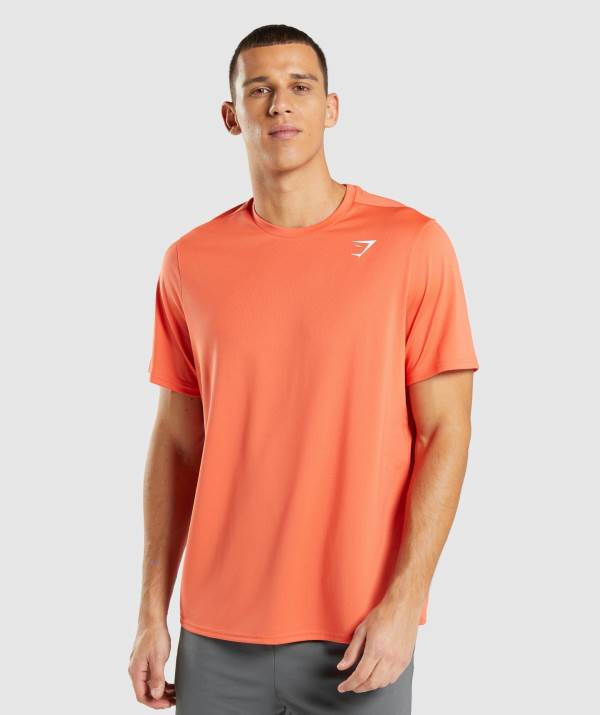 Gymshark Arrival Regular Fit T-Shirt Herren Orange | 8724QORHM