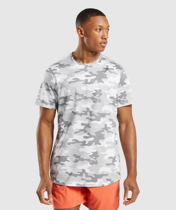 Gymshark Arrival T-Shirt Herren Hellgrau | 4158TIHZM