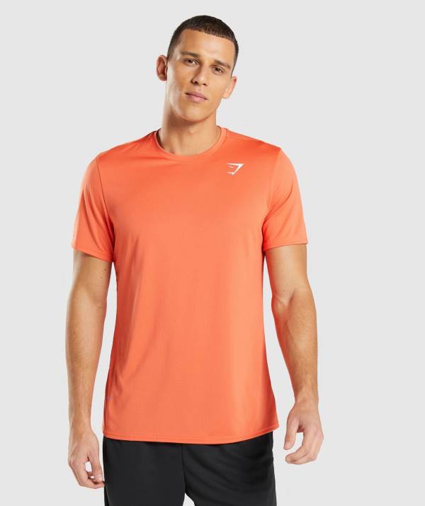 Gymshark Arrival T-Shirt Herren Orange | 3452VROCF