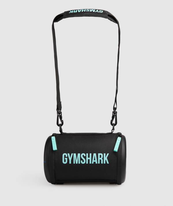 Gymshark Barrel Sporttasche Damen Schwarz Blau | 2081ZWVGD