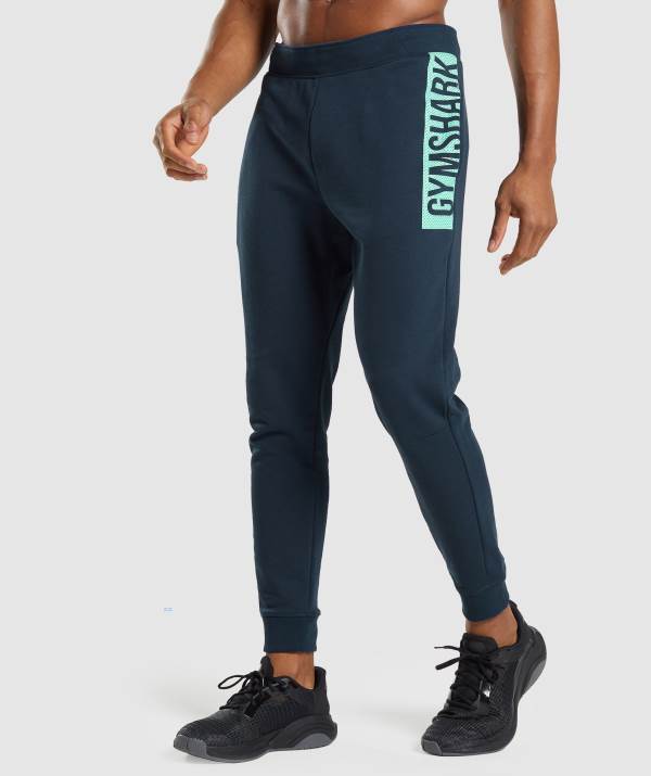 Gymshark Bold Jogginghose Herren Navy | 6748KCBVG