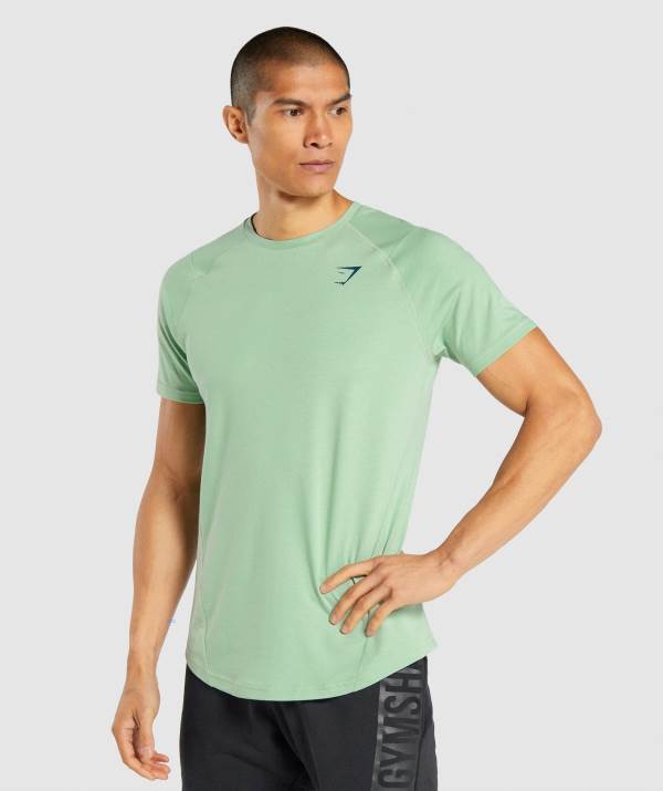 Gymshark Bold T-Shirt Herren Grün | 6841XKMBV