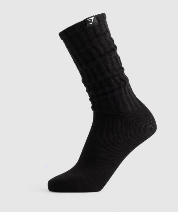 Gymshark Comfy Rest Day Socken Herren Schwarz | 7490JTFQU
