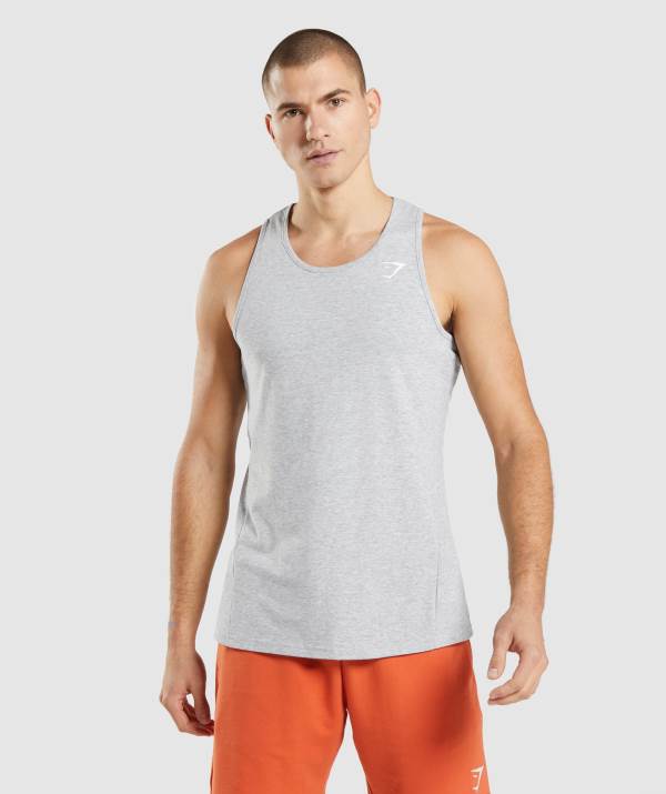 Gymshark Critical 2.0 Muskelshirt Herren Hellgrau | 1326REMYN