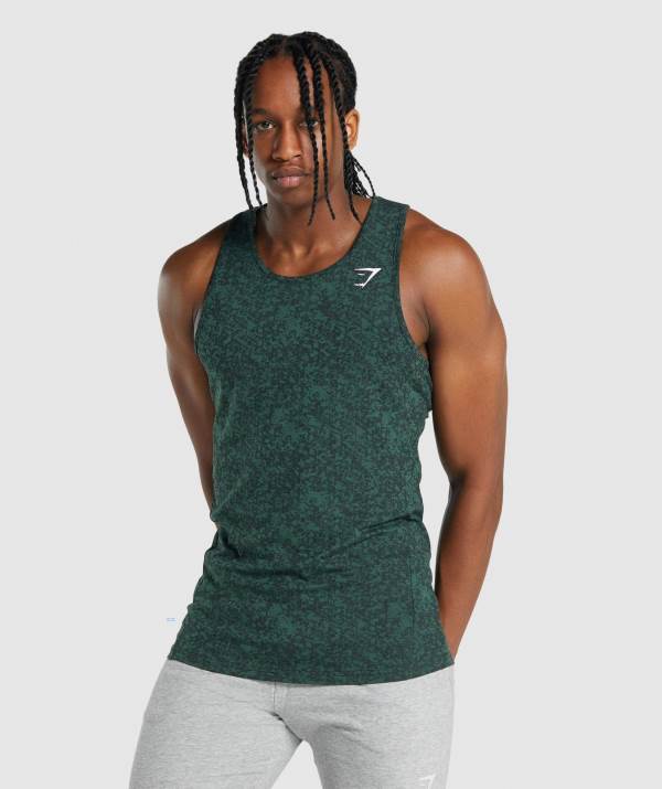 Gymshark Critical 2.0 Muskelshirt Herren Dunkelgrün | 1582KOTYE