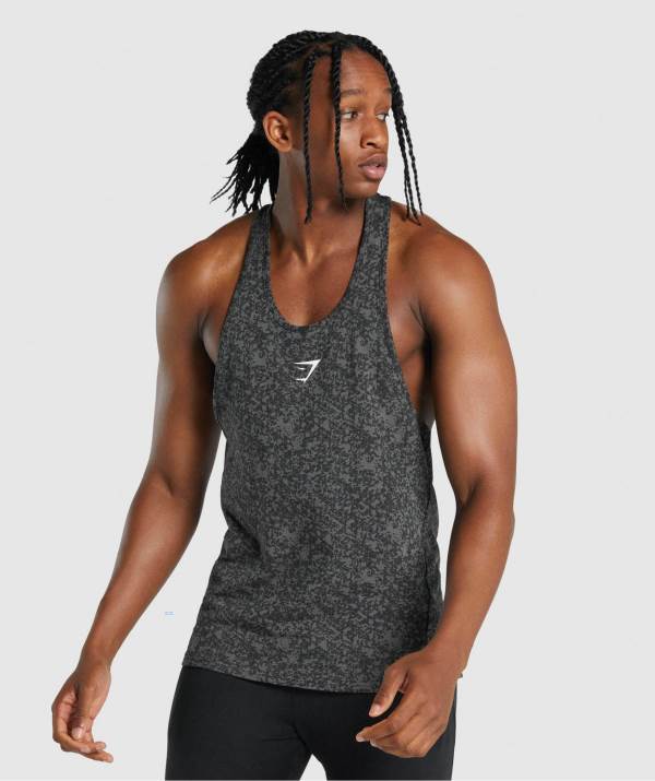 Gymshark Critical 2.0 Stringer Muskelshirt Herren Grau | 4082YQOPM