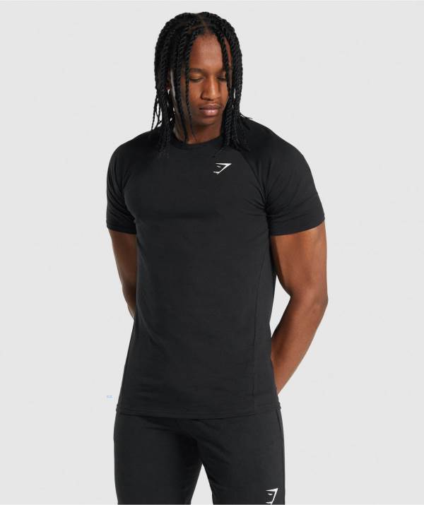 Gymshark Critical 2.0 T-Shirt Herren Schwarz | 5693NZXDH