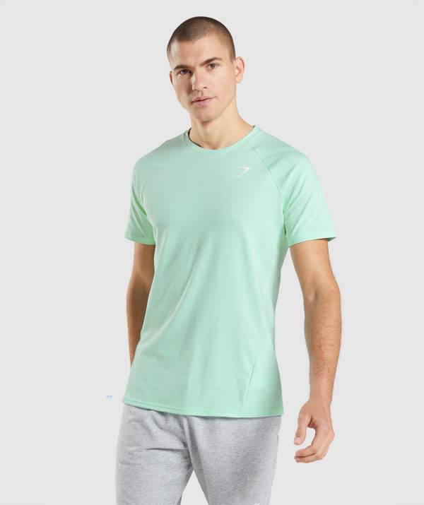 Gymshark Critical T-Shirt Herren Blau | 1345BEZKD