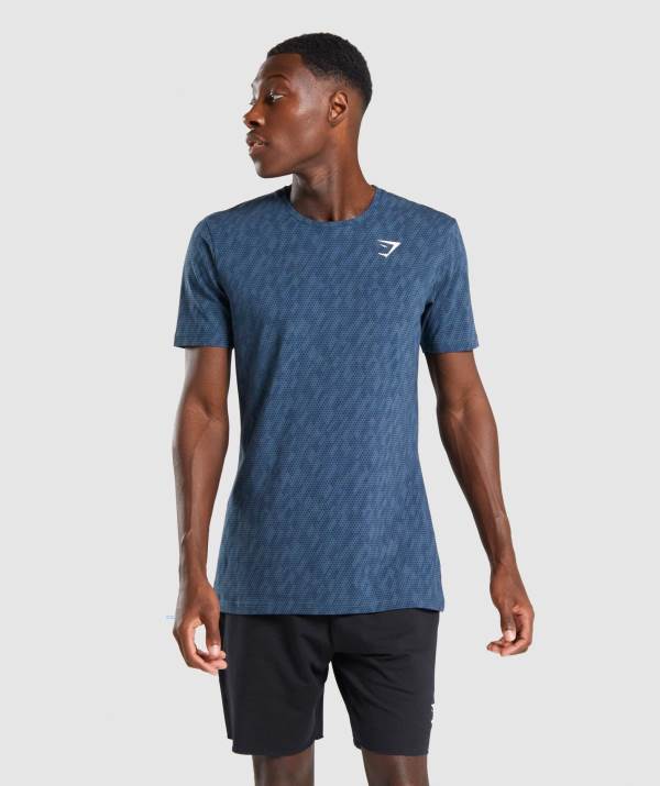 Gymshark Critical T-Shirt Herren Türkis | 6197UAJQN
