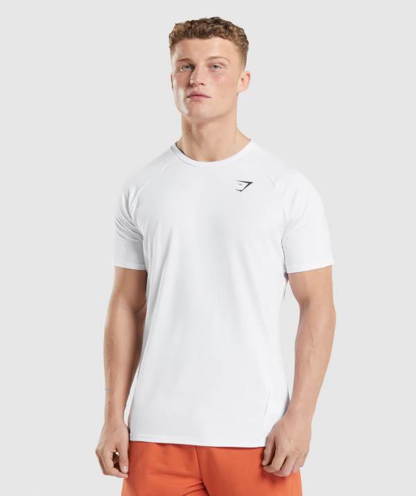 Gymshark Critical T-Shirt Herren Weiß | 6102KGIWM