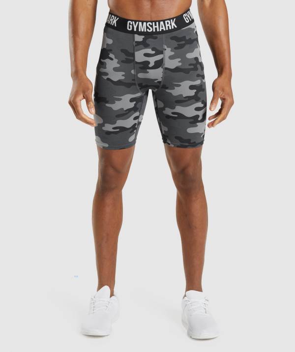 Gymshark Element Baselayer Kurze Hose Herren Grau | 4285YOSZM