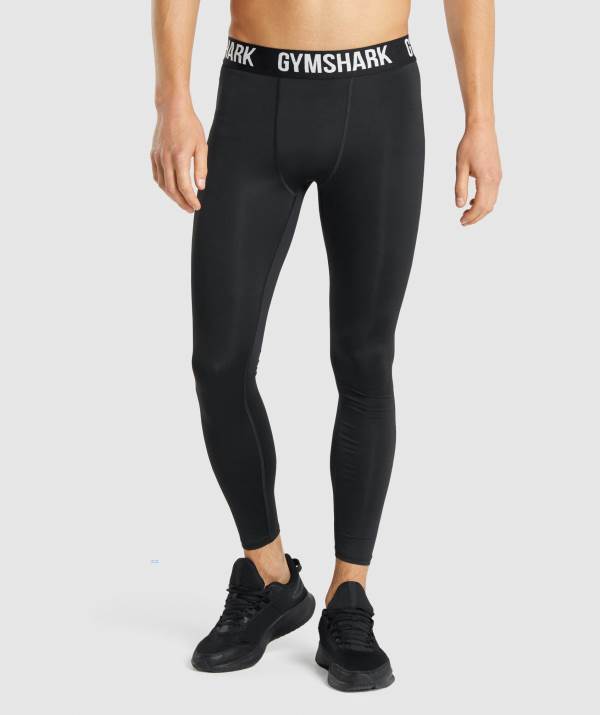 Gymshark Element Baselayer Leggings Herren Schwarz | 1536XOBDK