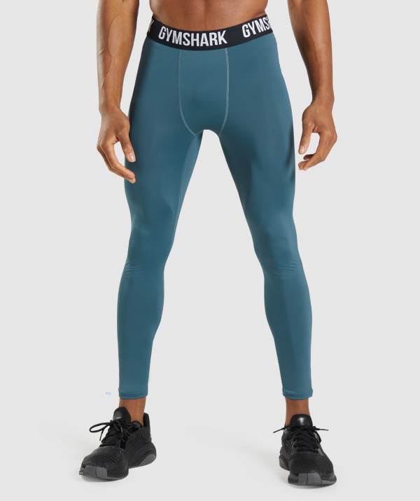 Gymshark Element Baselayer Leggings Herren Türkis | 3140RYIOA