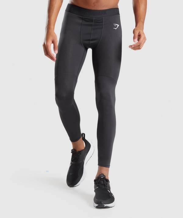 Gymshark Element Baselayer Leggings Herren Schwarz | 4208CNIXM