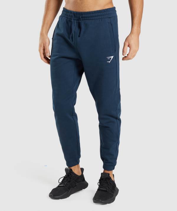 Gymshark Essential Oversized Jogginghose Herren Navy | 8421HCFUY