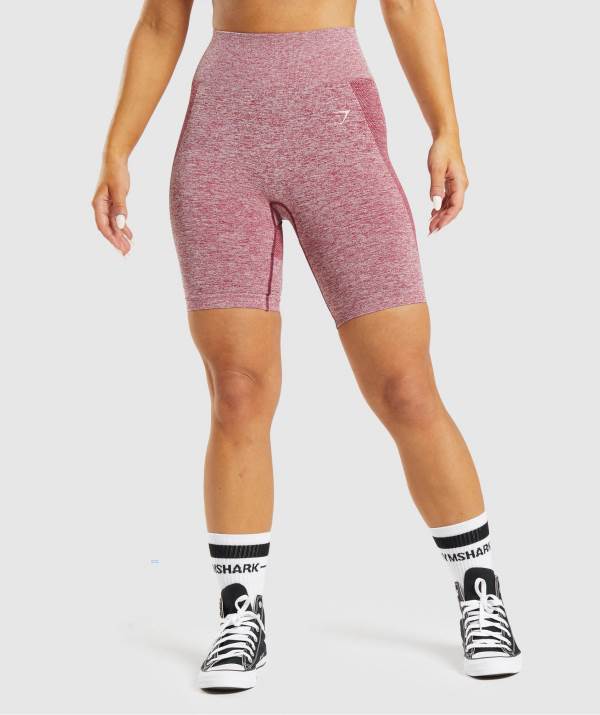 Gymshark Flex Cycling Kurze Hose Damen Bordeaux | 4290CJQTV