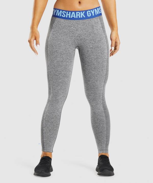 Gymshark Flex Low Rise Leggings Damen Grau | 0653NLGIJ