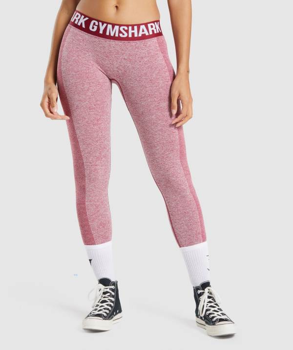 Gymshark Flex Low Rise Leggings Damen Rosa | 3205ZLFOB