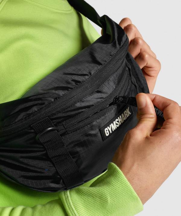 Gymshark GS Crossbody Taschen Damen Schwarz | 0837RYQVK