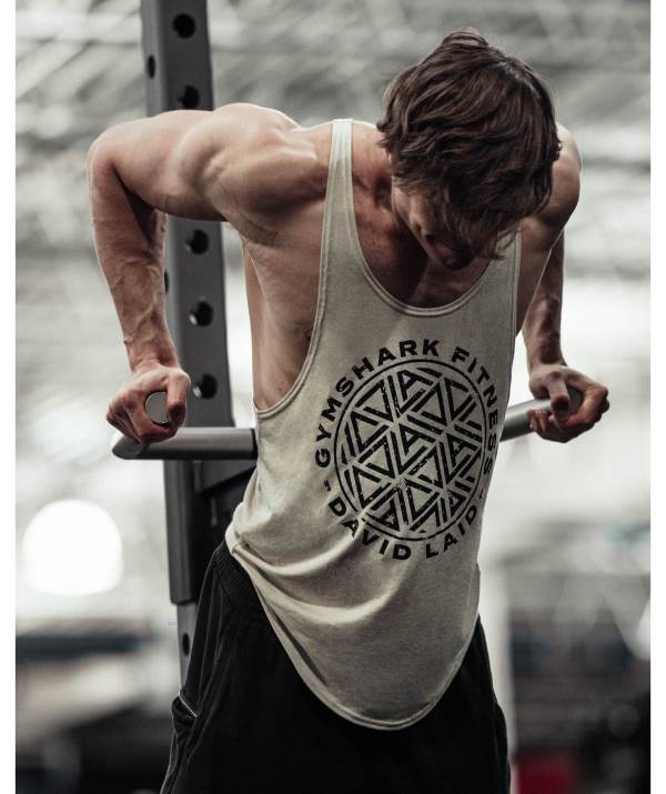 Gymshark GS x David Laid Stringer Muskelshirt Herren Grau | 6309LFUHB