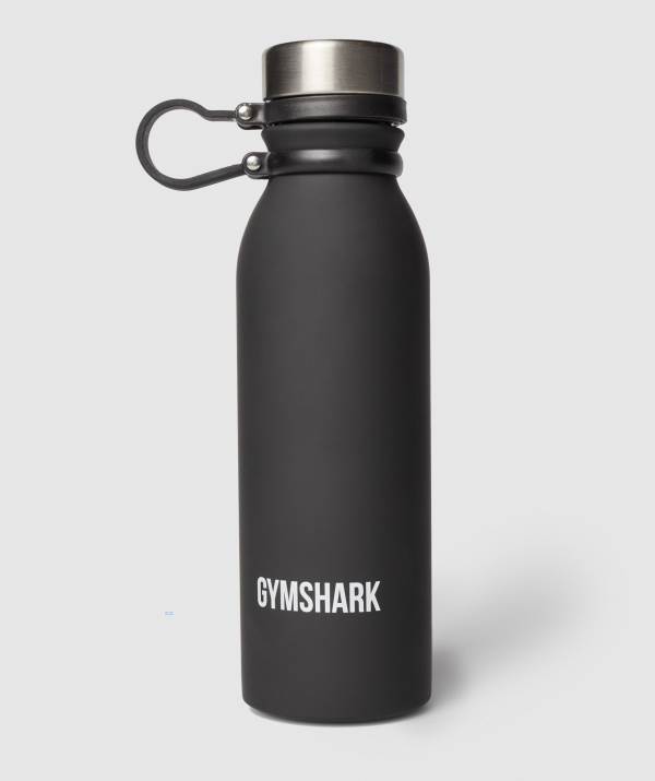 Gymshark Hot/Cold Wasserflasche Damen Schwarz | 7584JGHPA