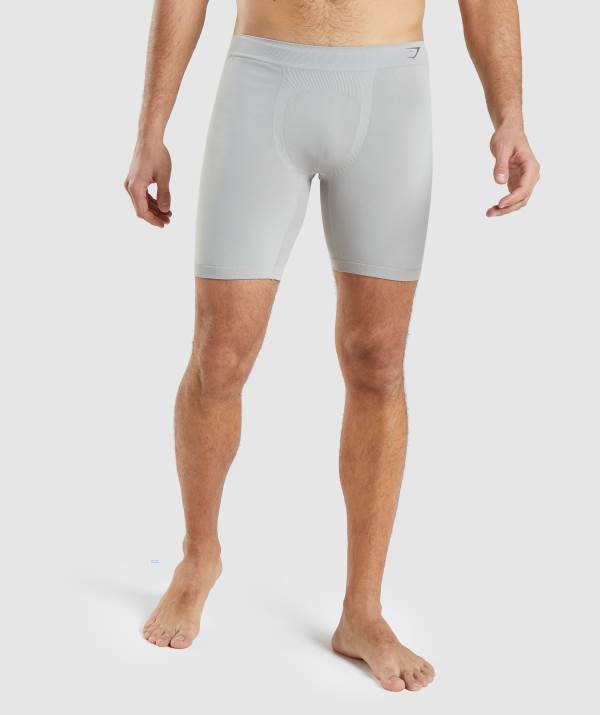Gymshark Hybrid Boxer Kurze Hose Herren Grau Schwarz Grau | 2689YADHM