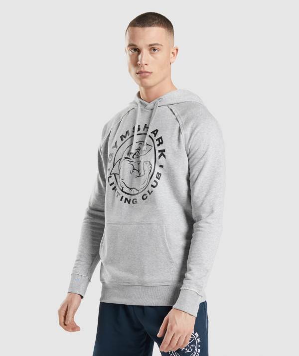 Gymshark Legacy Hoodie Herren Hellgrau | 9846MUZAN