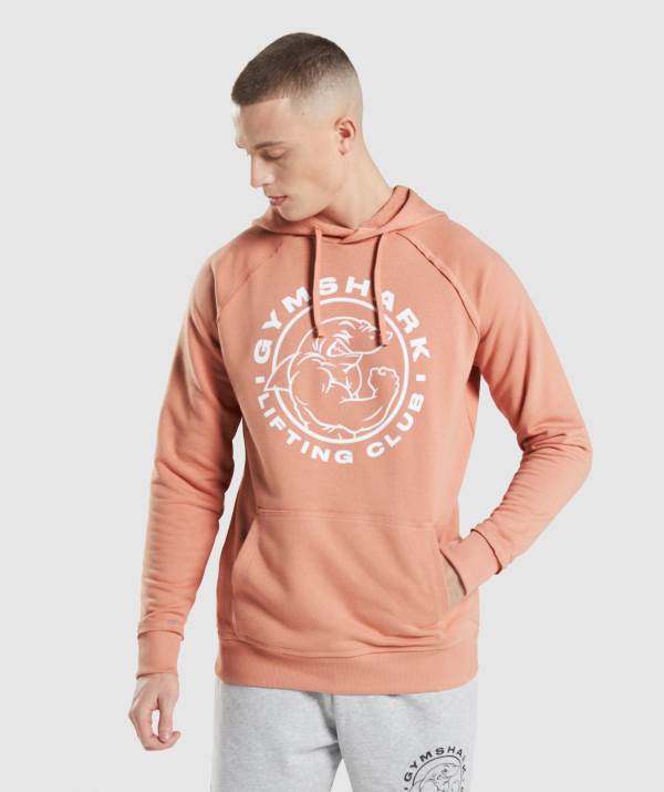 Gymshark Legacy Hoodie Herren Rosa | 4123IETNM