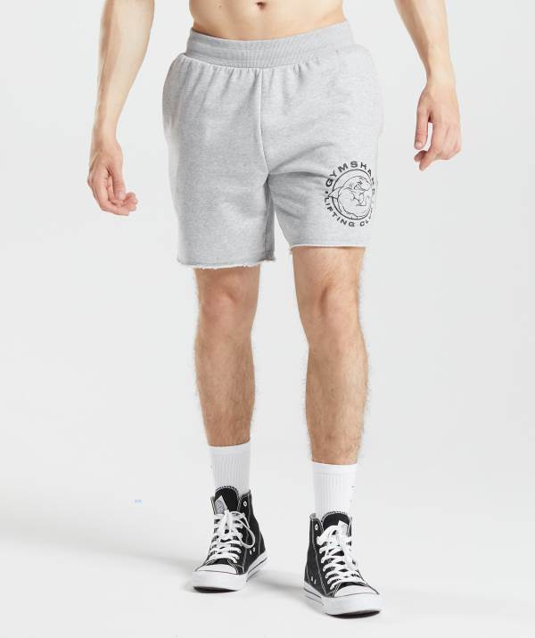 Gymshark Legacy Kurze Hose Herren Hellgrau | 6975GBTON