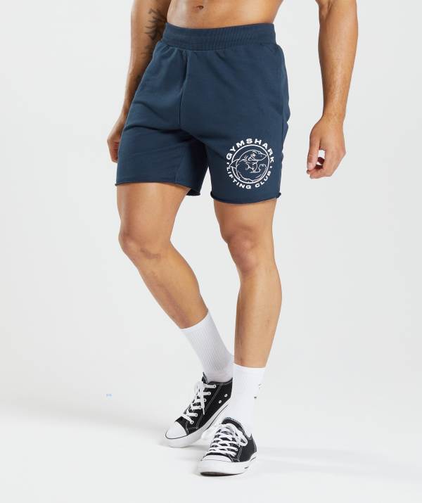Gymshark Legacy Kurze Hose Herren Navy | 6845EYBHJ