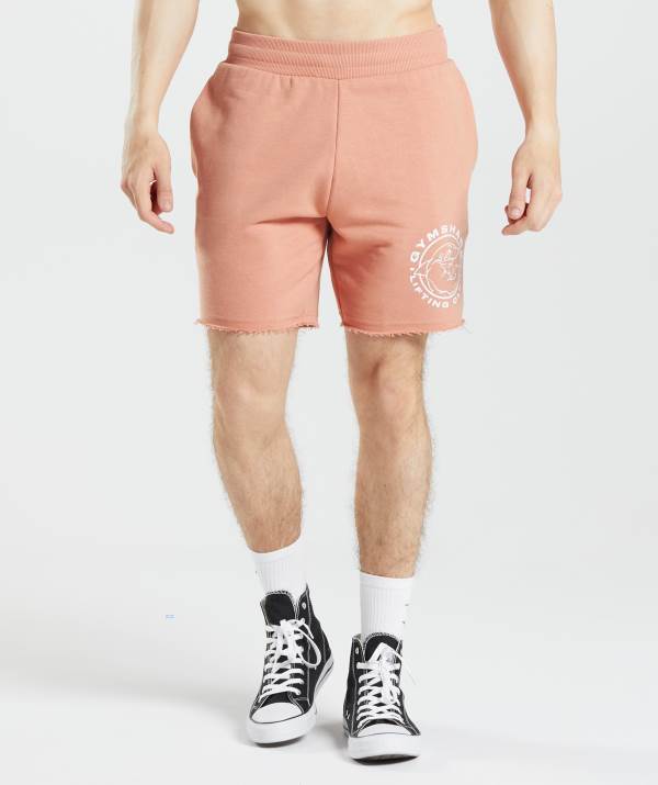 Gymshark Legacy Kurze Hose Herren Rosa | 0253JHPBK