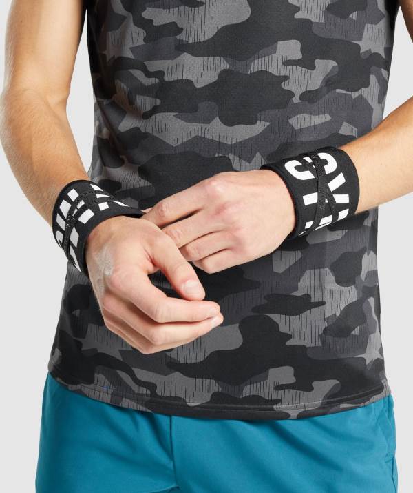 Gymshark Lifting Straps Self Tie Hebebänder Damen Schwarz | 7591CASPE