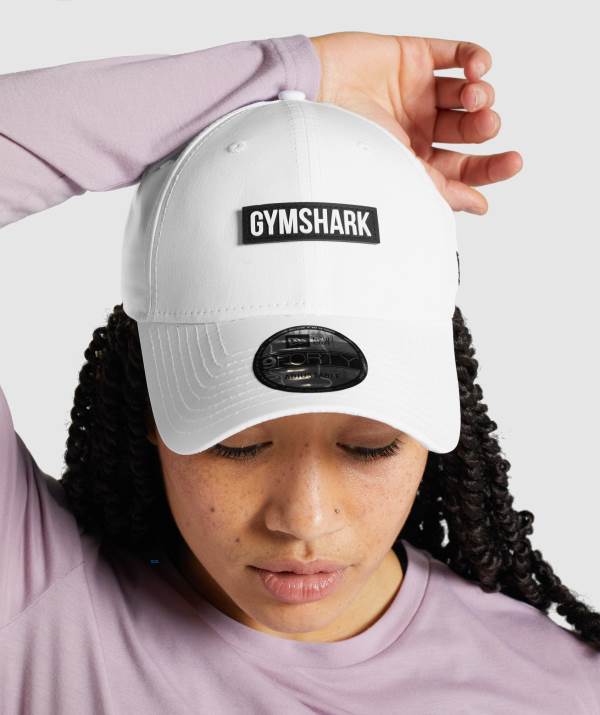 Gymshark New Era GS 9Forty Snapback Kappen Herren Weiß | 5479THBRY