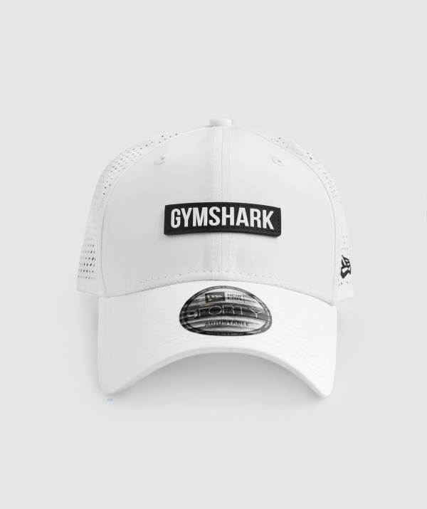 Gymshark New Era GS 9Forty Trucker Kappen Damen Weiß | 1746XIMBN