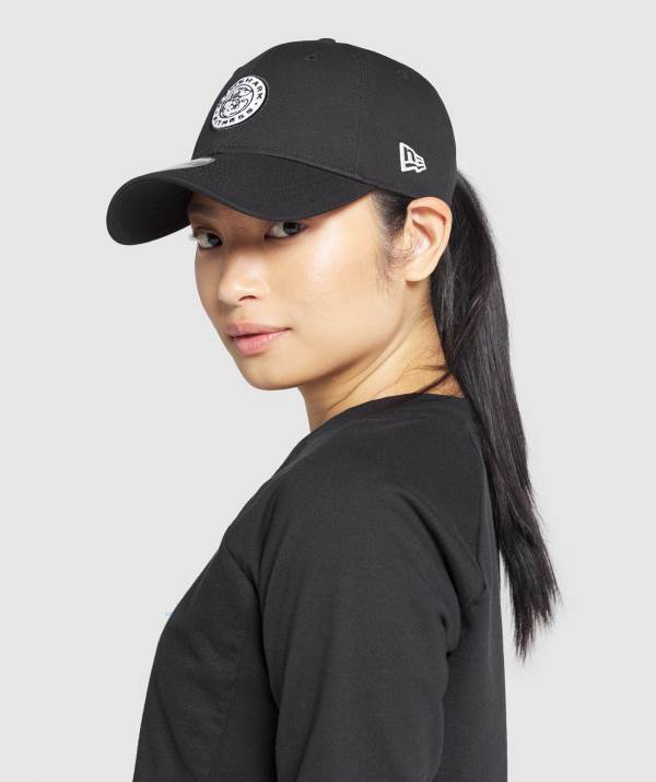 Gymshark New Era Legacy 9Forty Kappen Herren Schwarz | 0865NYOVL