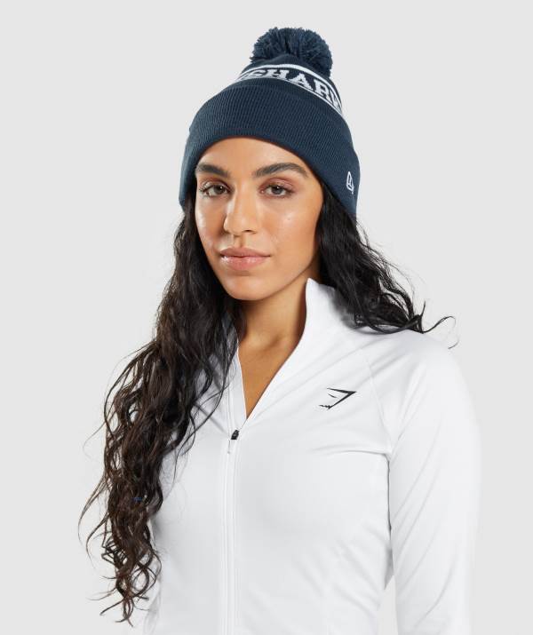 Gymshark New Era Tab Mützen Herren Blau | 9480TVKSY